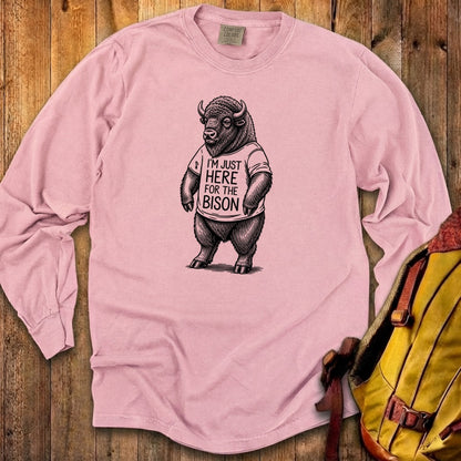 I'm Just Here for the Bison Premium Long Sleeve