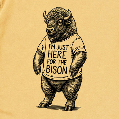 I'm Just Here for the Bison Premium Long Sleeve