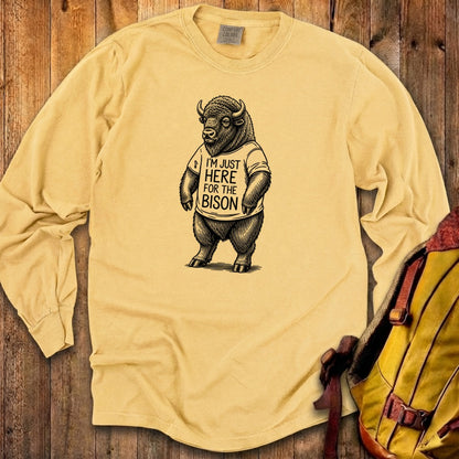 I'm Just Here for the Bison Premium Long Sleeve