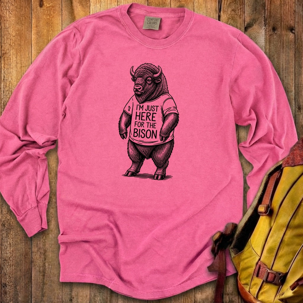 I'm Just Here for the Bison Premium Long Sleeve