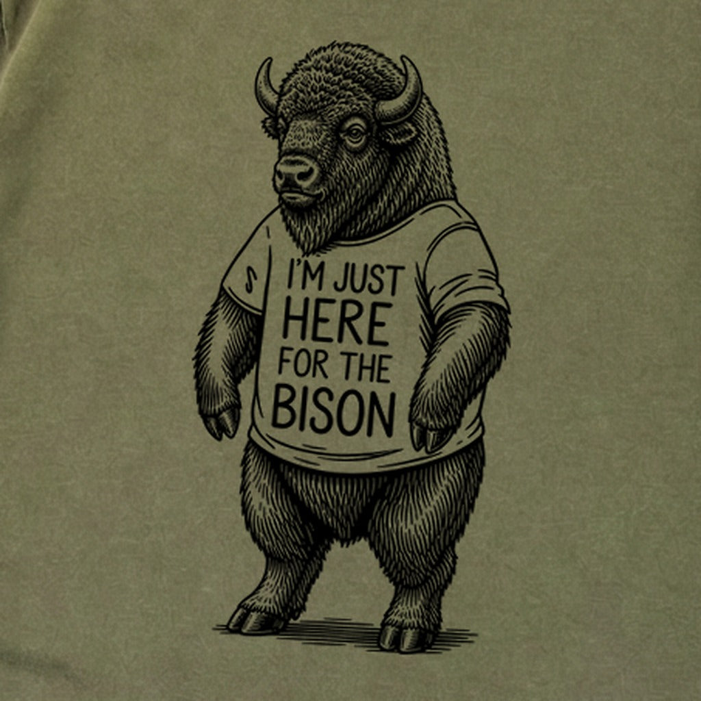 I'm Just Here for the Bison Premium Long Sleeve