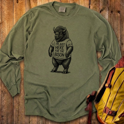 I'm Just Here for the Bison Premium Long Sleeve