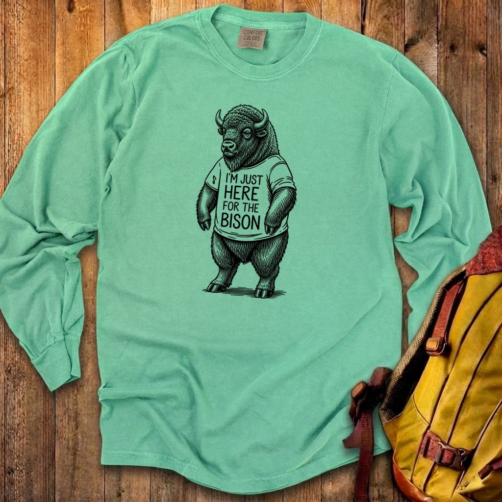 I'm Just Here for the Bison Premium Long Sleeve
