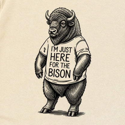 I'm Just Here for the Bison Premium Long Sleeve