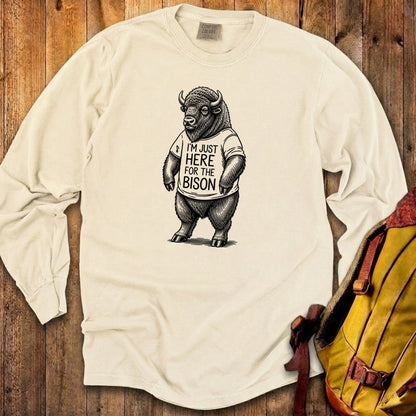 I'm Just Here for the Bison Premium Long Sleeve