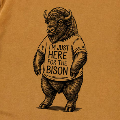 I'm Just Here for the Bison Premium Long Sleeve