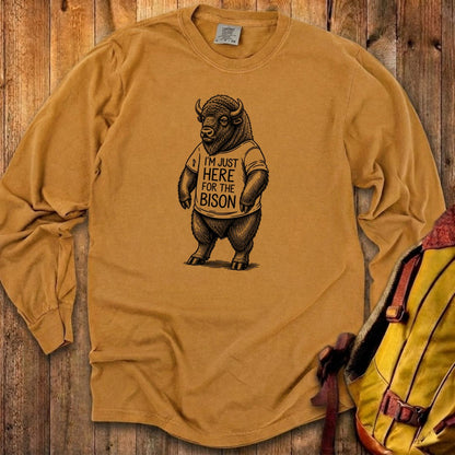 I'm Just Here for the Bison Premium Long Sleeve