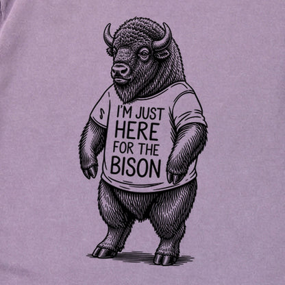 I'm Just Here for the Bison Premium Long Sleeve