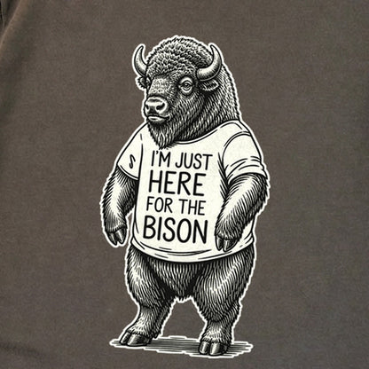 I'm Just Here for the Bison Premium Long Sleeve
