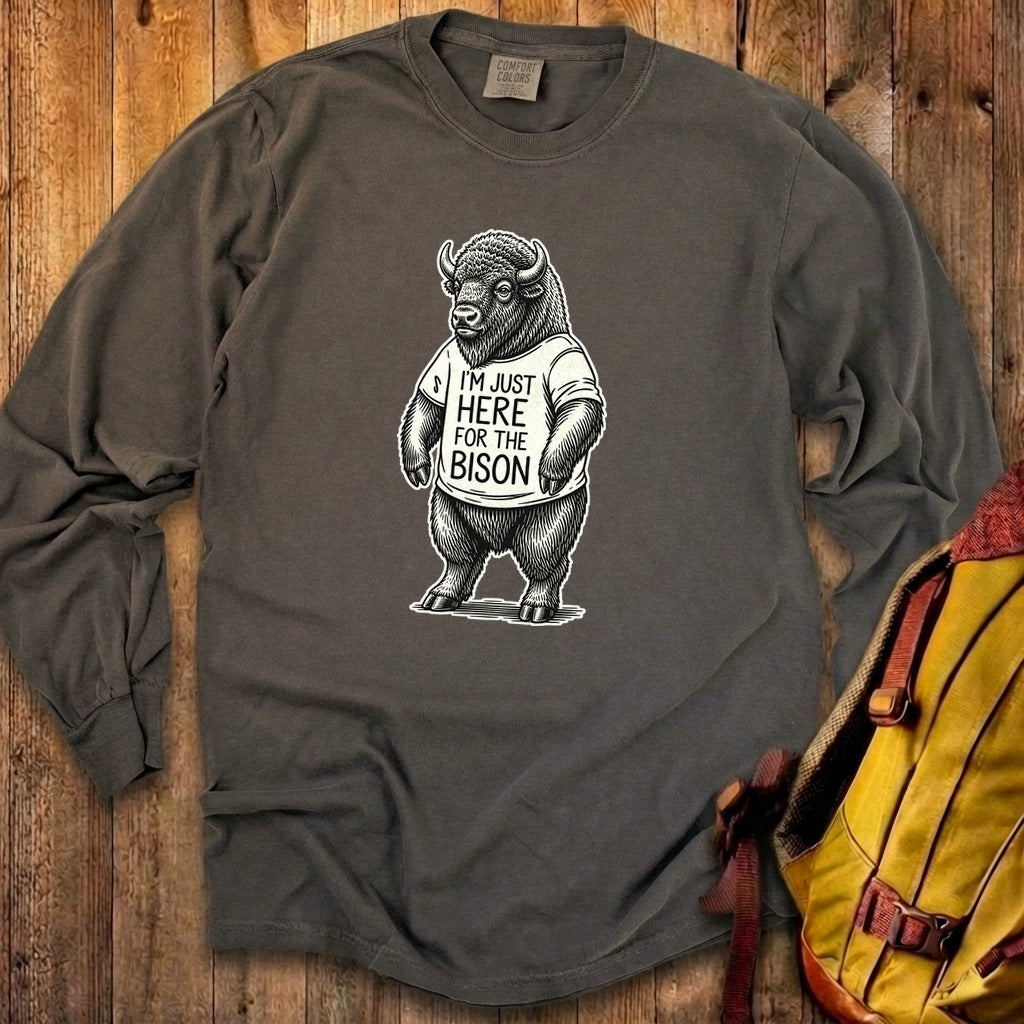 I'm Just Here for the Bison Premium Long Sleeve
