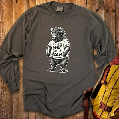 I'm Just Here for the Bison Premium Long Sleeve