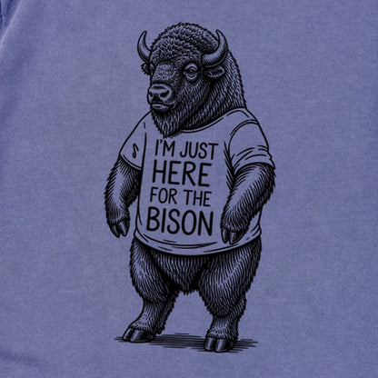I'm Just Here for the Bison Premium Long Sleeve