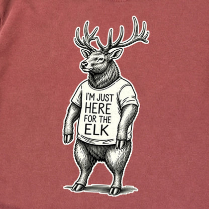 I'm Just Here for the Elk Premium Long Sleeve
