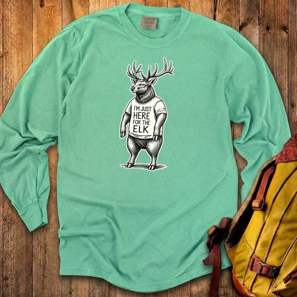 I'm Just Here for the Elk Premium Long Sleeve