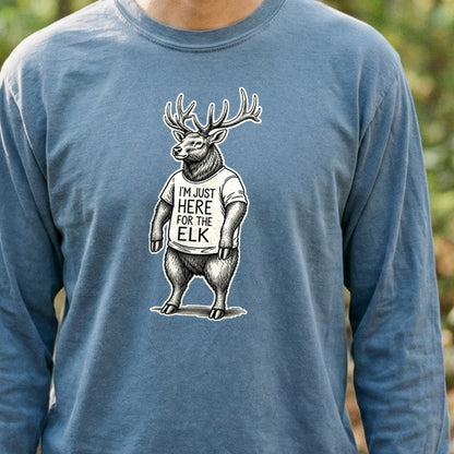 I'm Just Here for the Elk Premium Long Sleeve