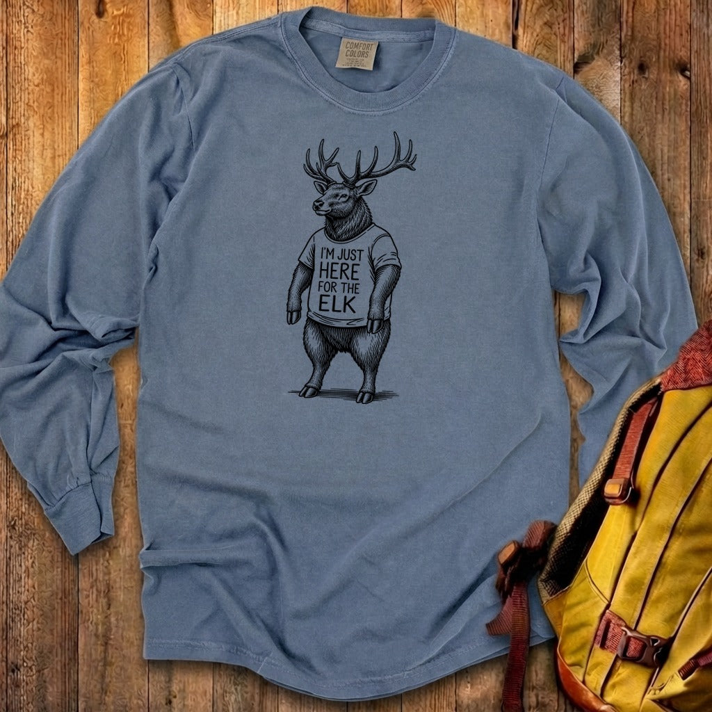 I'm Just Here for the Elk Premium Long Sleeve