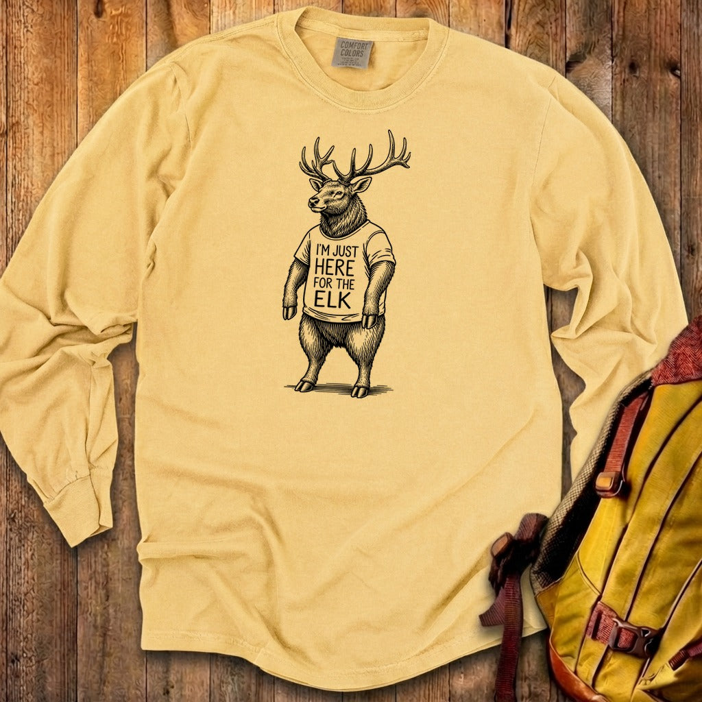 I'm Just Here for the Elk Premium Long Sleeve