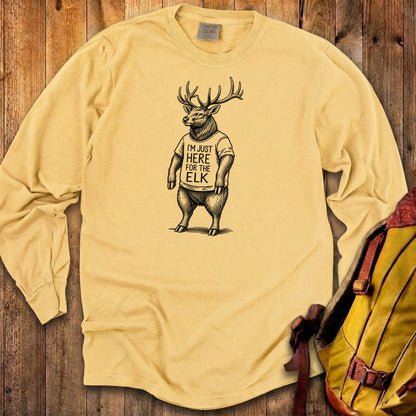 I'm Just Here for the Elk Premium Long Sleeve