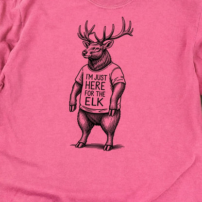 I'm Just Here for the Elk Premium Long Sleeve