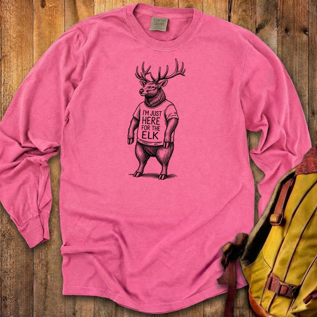 I'm Just Here for the Elk Premium Long Sleeve