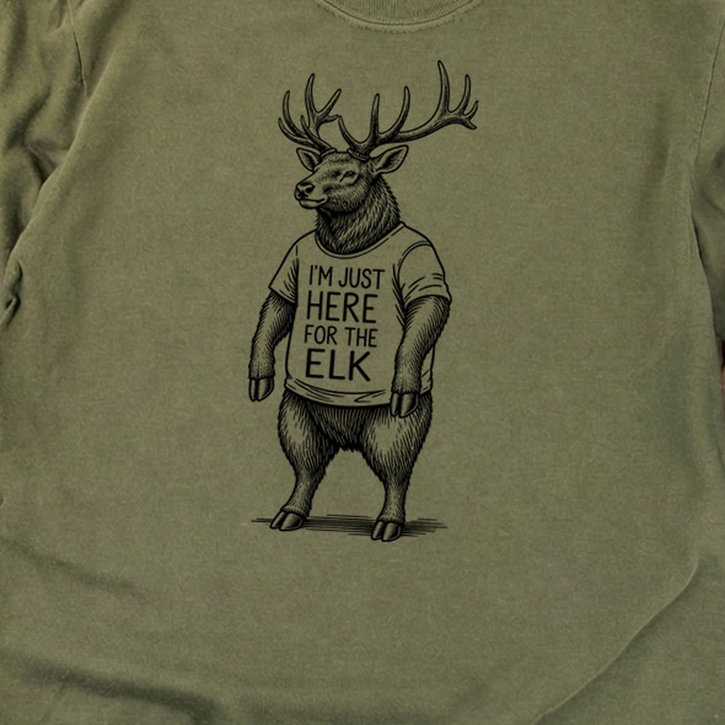 I'm Just Here for the Elk Premium Long Sleeve