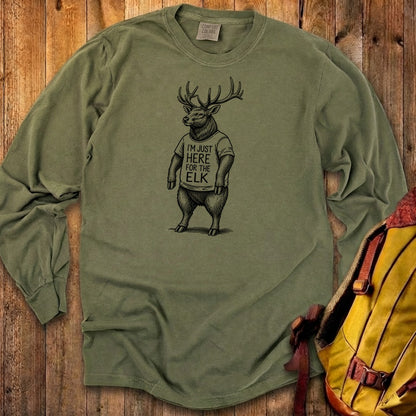 I'm Just Here for the Elk Premium Long Sleeve