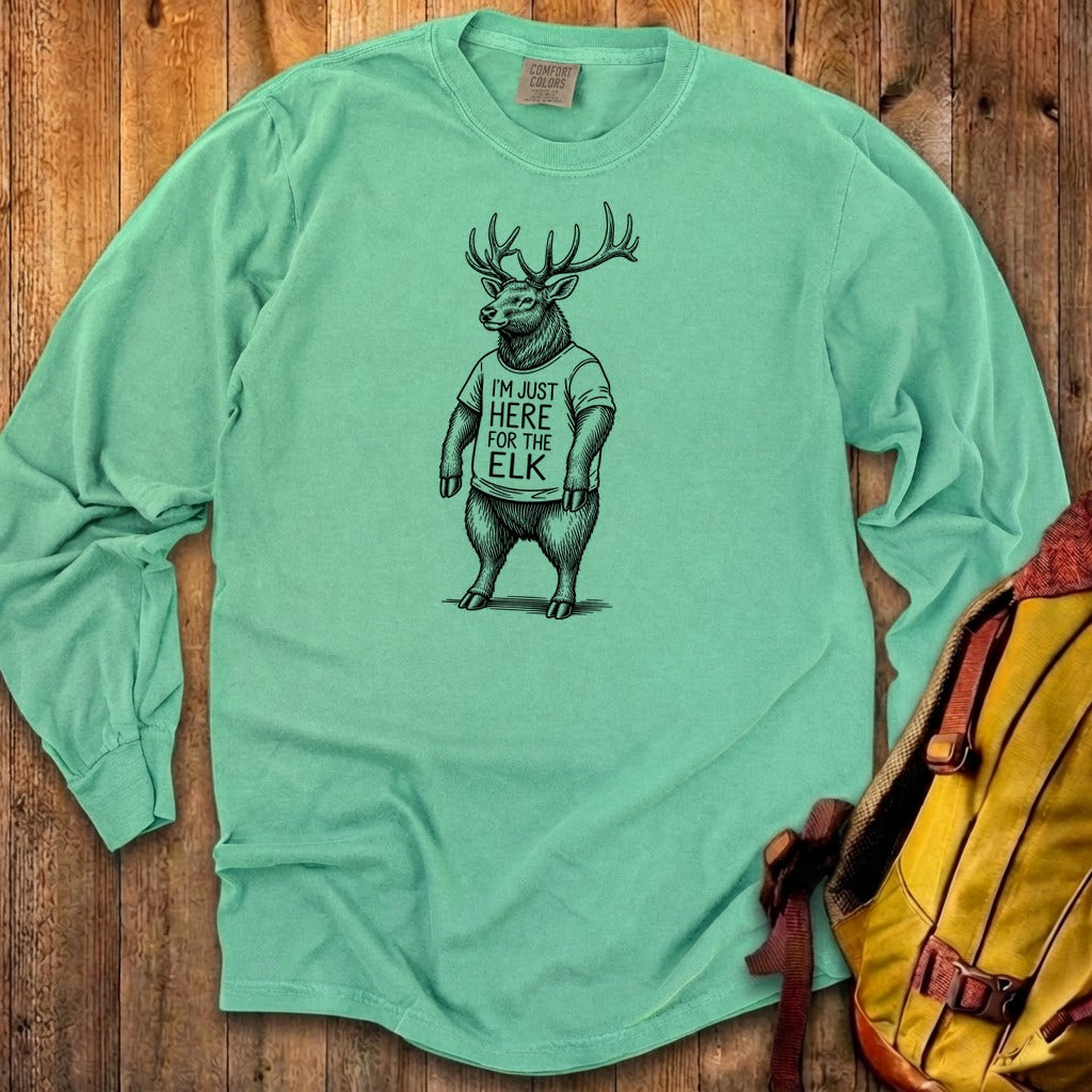 I'm Just Here for the Elk Premium Long Sleeve