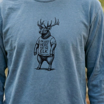 I'm Just Here for the Elk Premium Long Sleeve