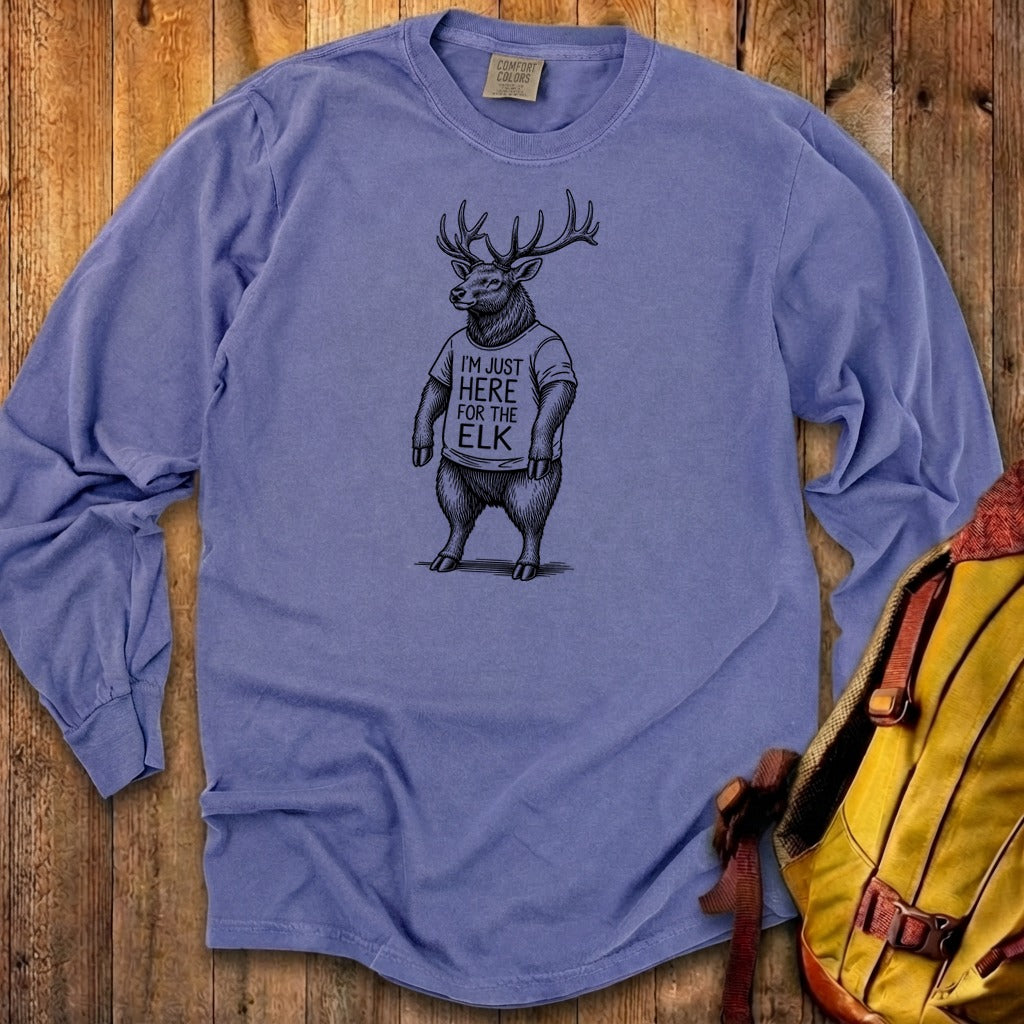 I'm Just Here for the Elk Premium Long Sleeve