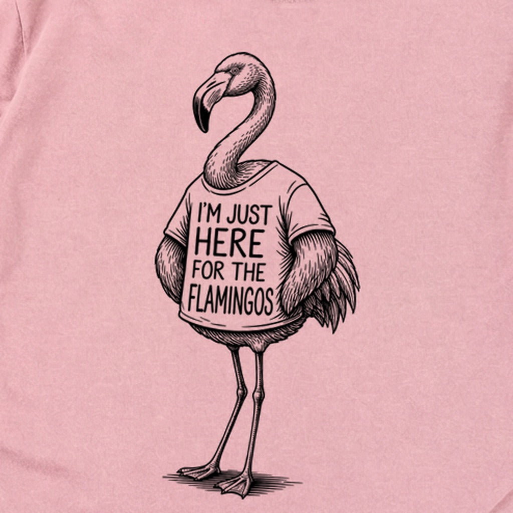 I'm Just Here for the Flamingos Premium Long Sleeve