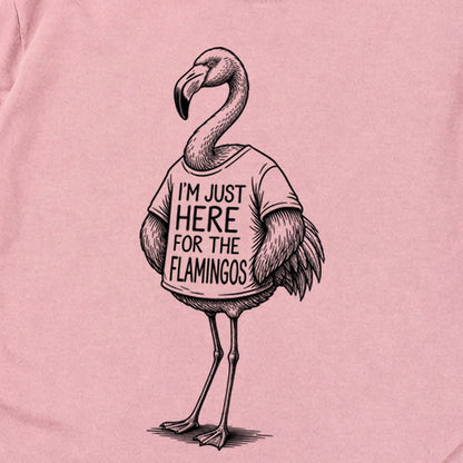 I'm Just Here for the Flamingos Premium Long Sleeve