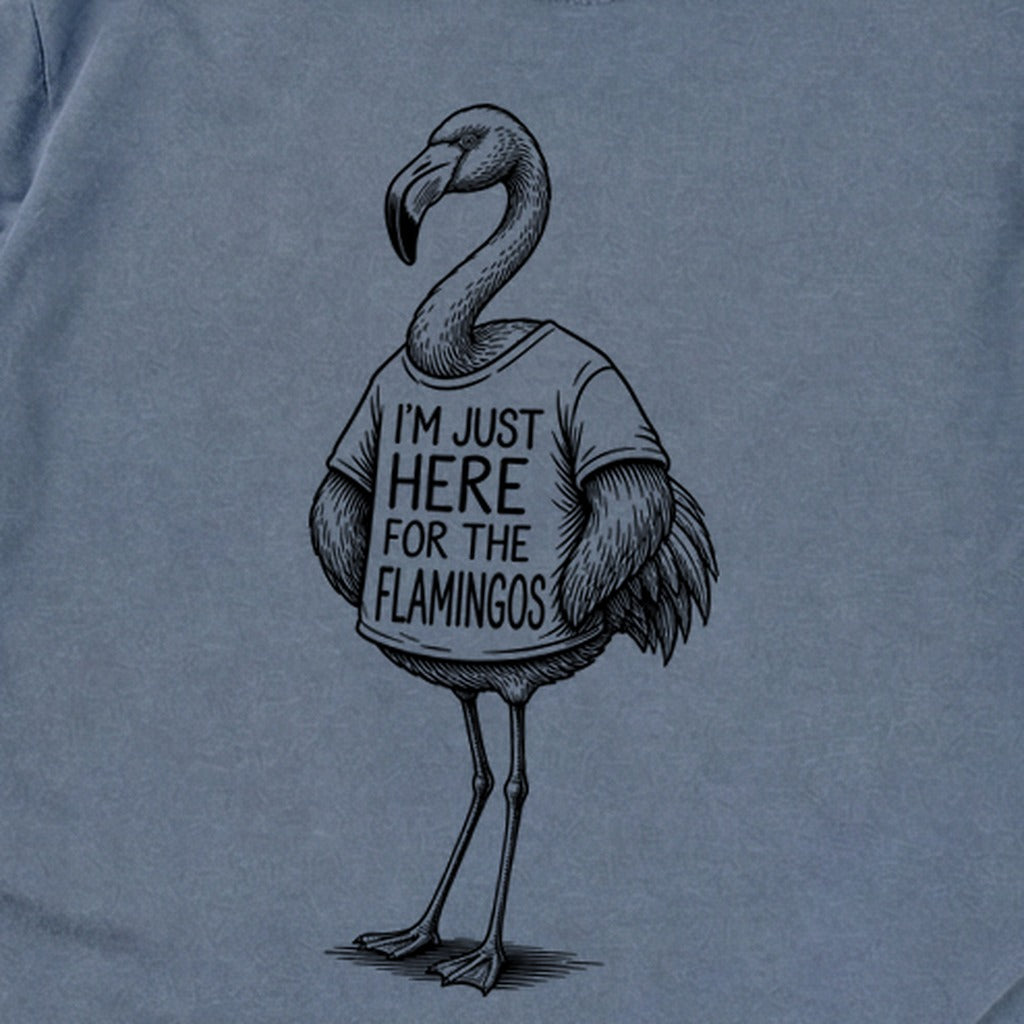 I'm Just Here for the Flamingos Premium Long Sleeve