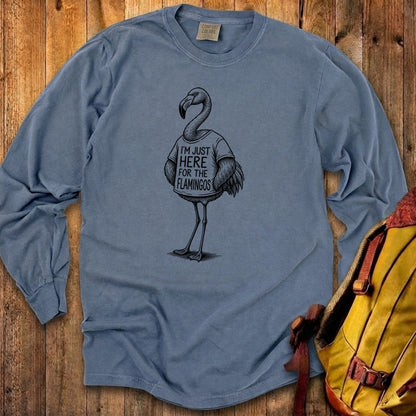 I'm Just Here for the Flamingos Premium Long Sleeve