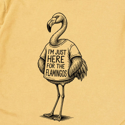 I'm Just Here for the Flamingos Premium Long Sleeve