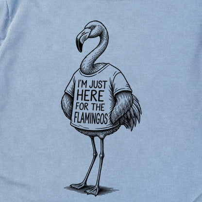 I'm Just Here for the Flamingos Premium Long Sleeve