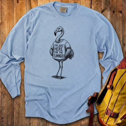 I'm Just Here for the Flamingos Premium Long Sleeve