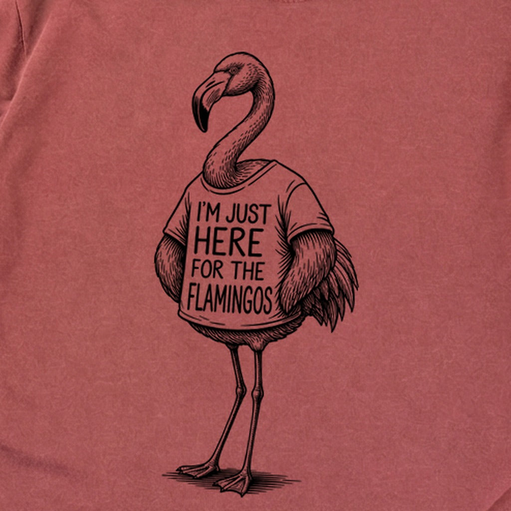 I'm Just Here for the Flamingos Premium Long Sleeve