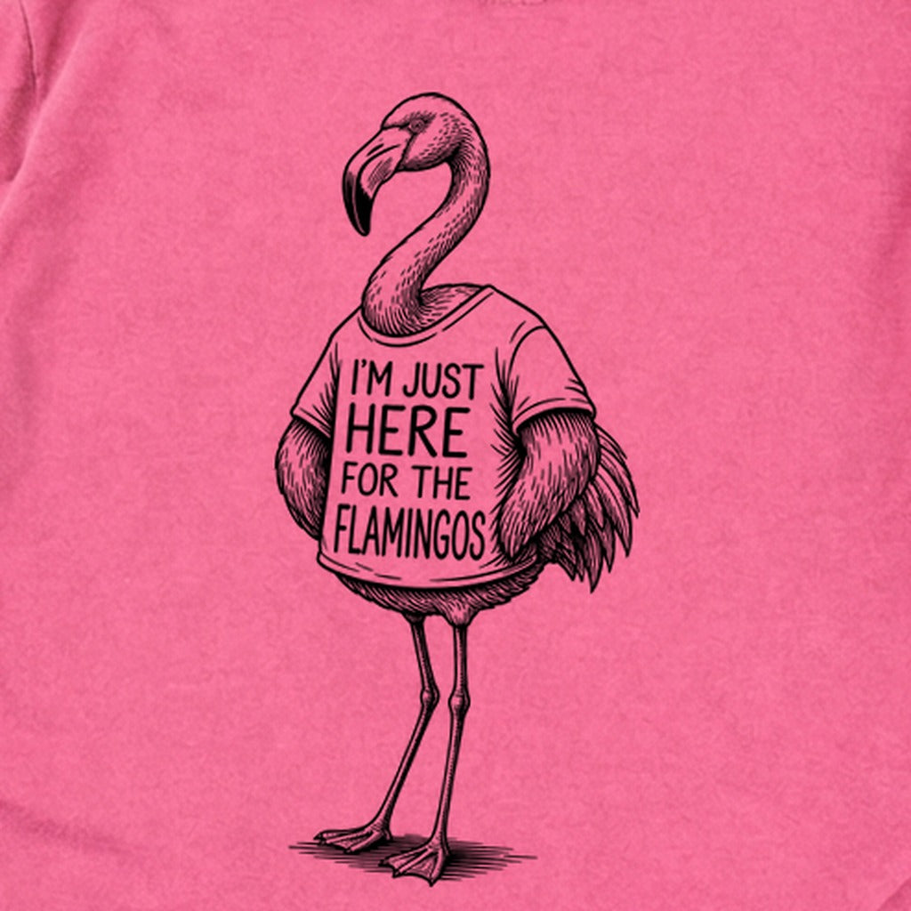 I'm Just Here for the Flamingos Premium Long Sleeve