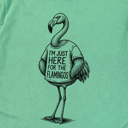 I'm Just Here for the Flamingos Premium Long Sleeve