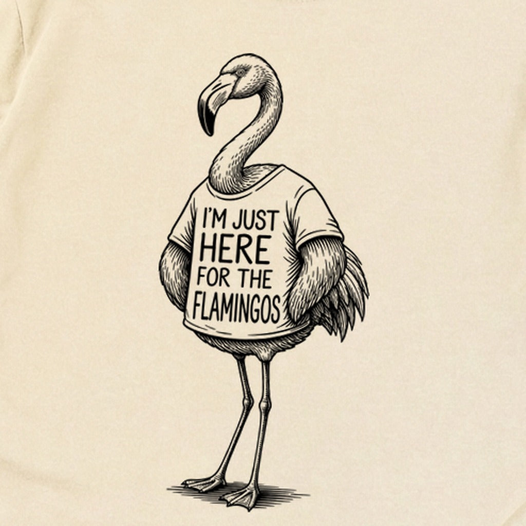 I'm Just Here for the Flamingos Premium Long Sleeve