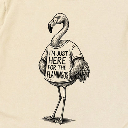 I'm Just Here for the Flamingos Premium Long Sleeve