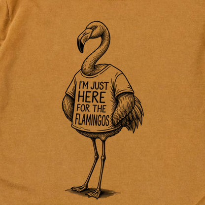 I'm Just Here for the Flamingos Premium Long Sleeve