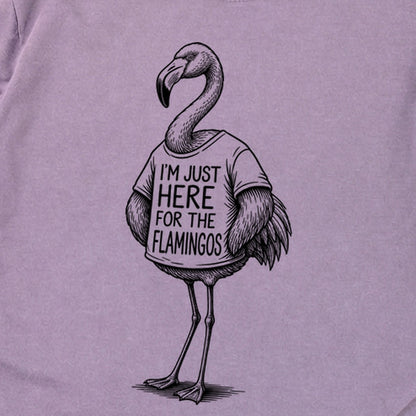I'm Just Here for the Flamingos Premium Long Sleeve