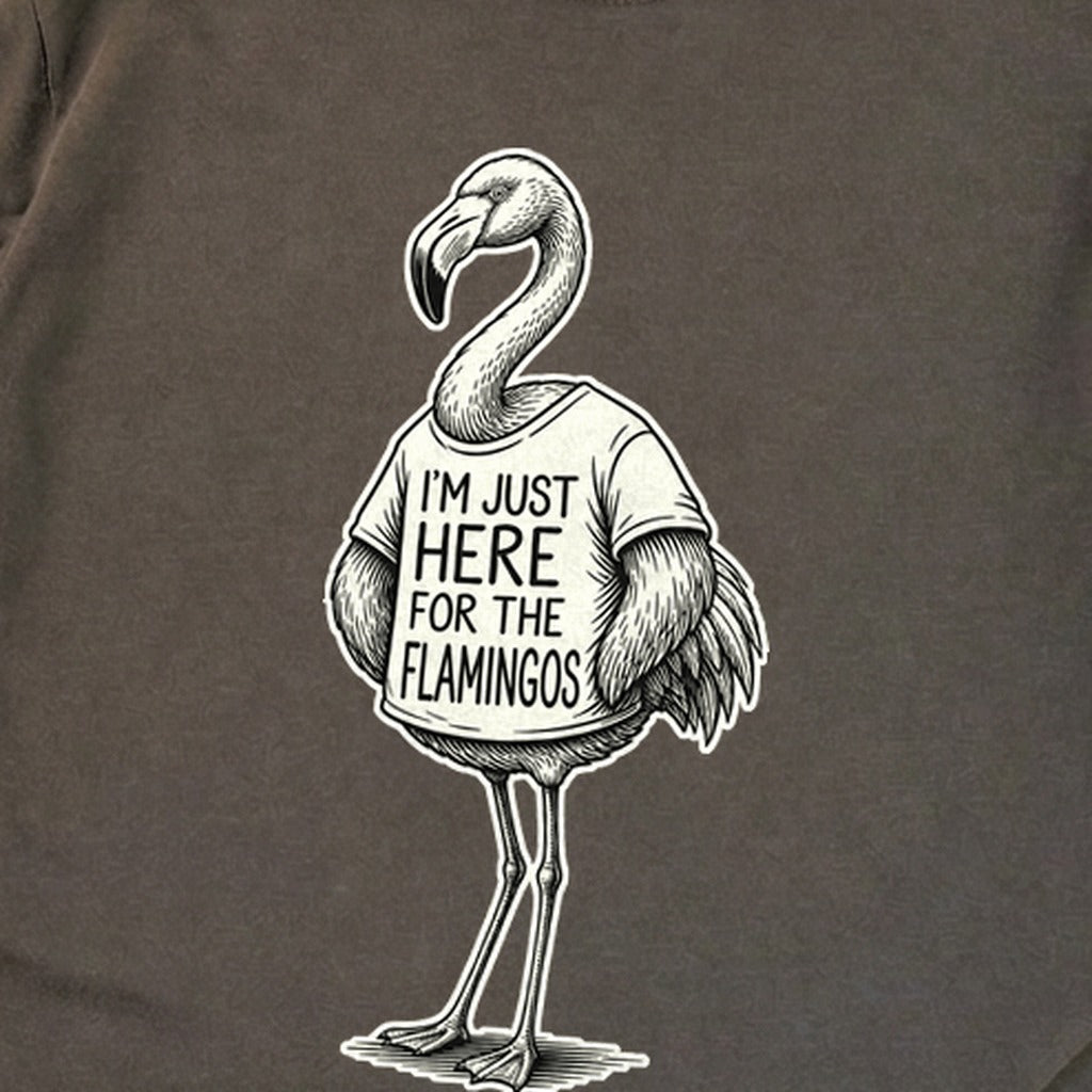 I'm Just Here for the Flamingos Premium Long Sleeve