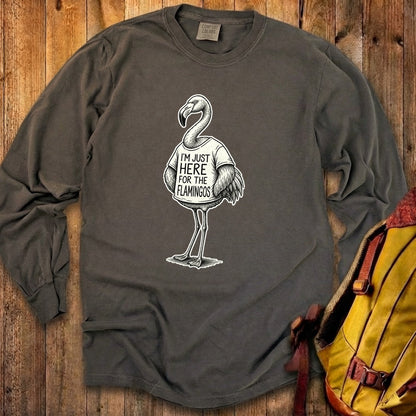 I'm Just Here for the Flamingos Premium Long Sleeve