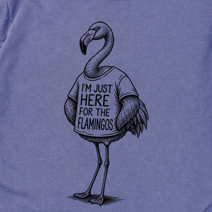 I'm Just Here for the Flamingos Premium Long Sleeve