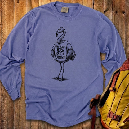 I'm Just Here for the Flamingos Premium Long Sleeve