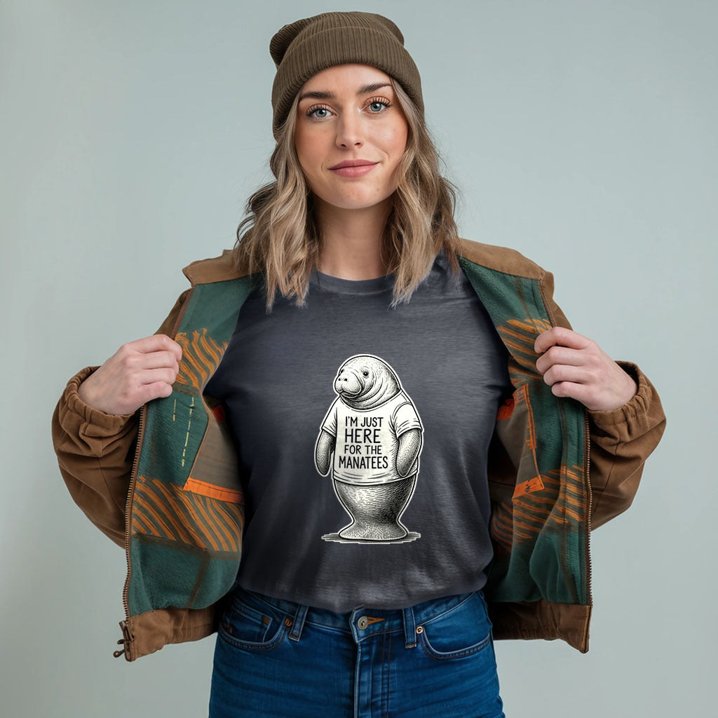 I'm Just Here for the Manatees T-Shirt