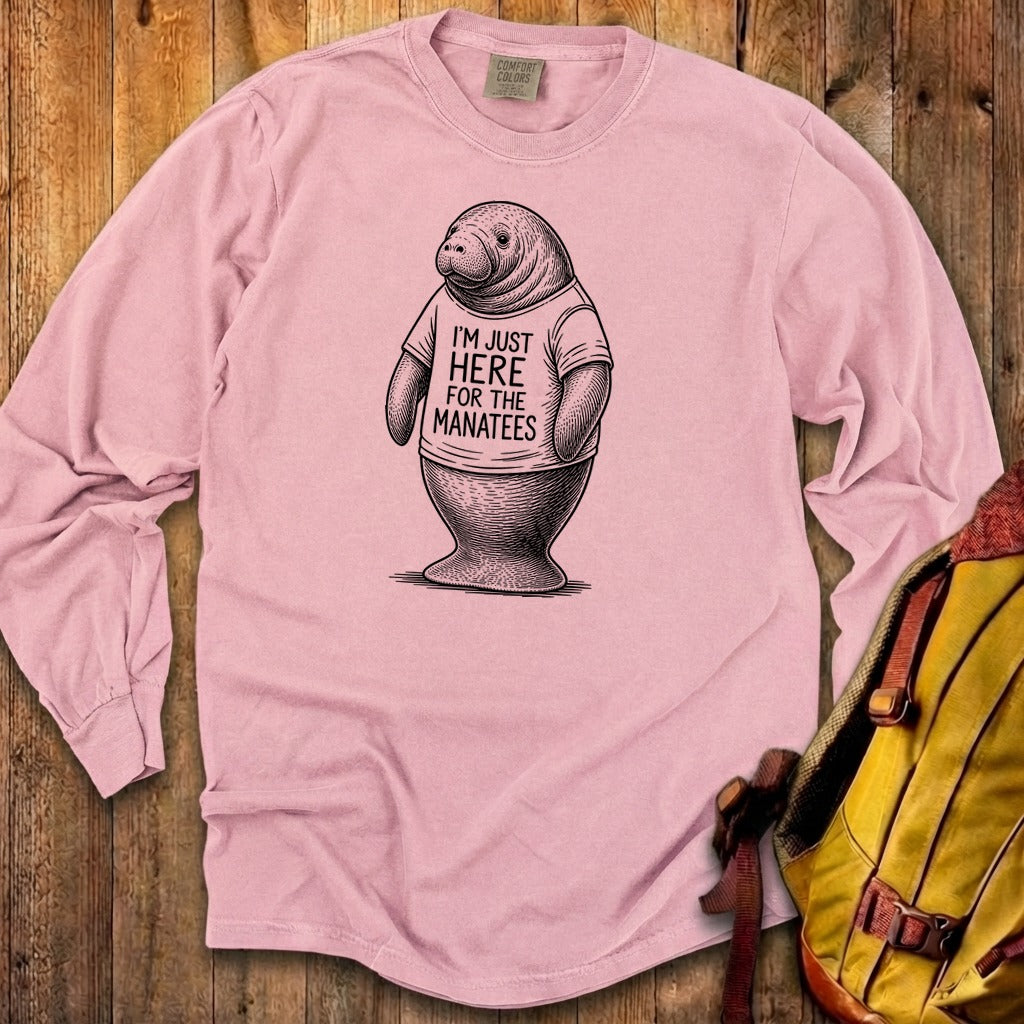 I'm Just Here for the Manatees Premium Long Sleeve