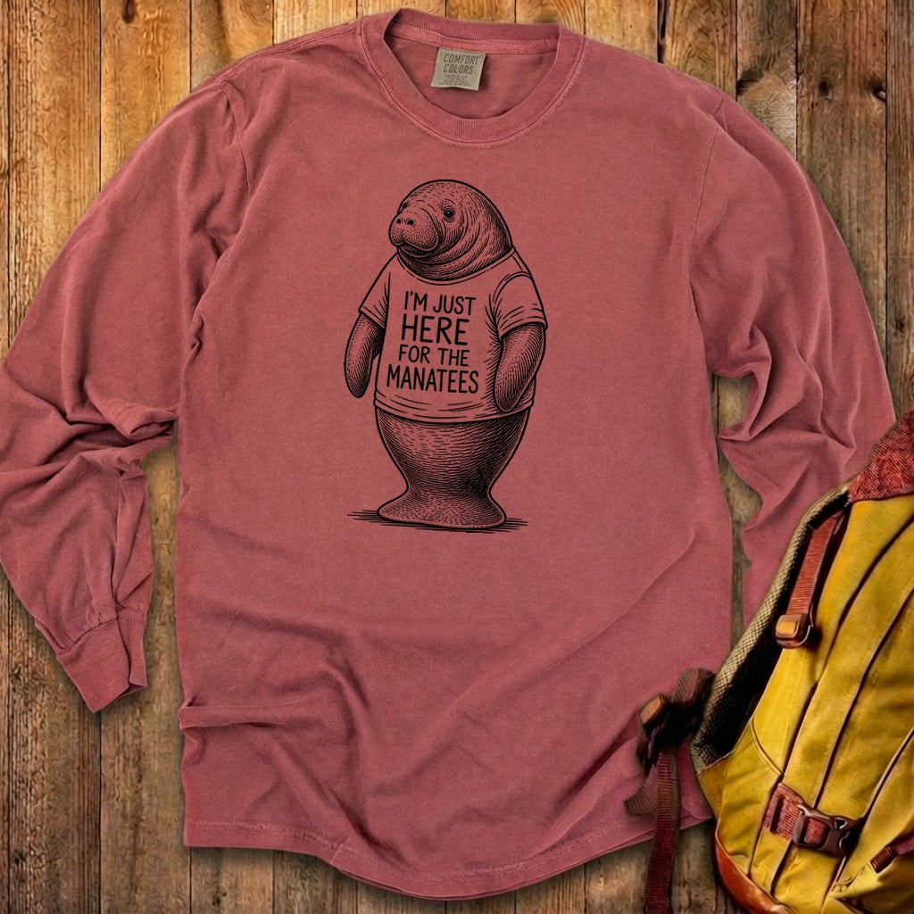 I'm Just Here for the Manatees Premium Long Sleeve